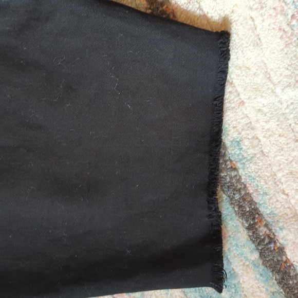 Wild fable high rise bike shorts denim black distressed Size 16 Bermuda - Picture 5 of 10